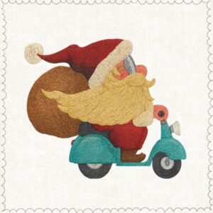 Transfers DTF Noel en Moto