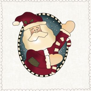 Transfer DTF Etiqueta Noel caramelo