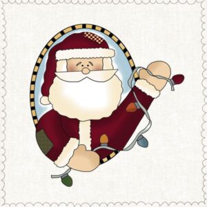 Transfer DTF Etiqueta Noel luces