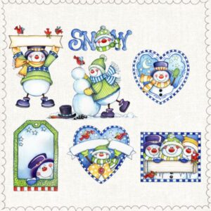 Transfer DTF Nieve Azul