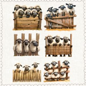 Transfer DTF Ovejas en Verja 2