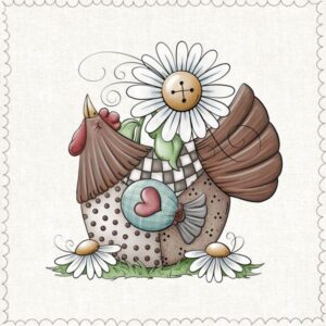 Transfer DTF Gallina country1