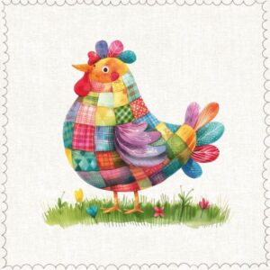 Transfer DTF Gallina patch