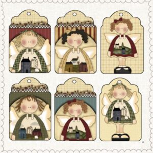 Transfer DTF Tag angelitas